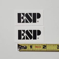 ESP Waterslide Guitar Neck Headstock Decals (Set of 2)