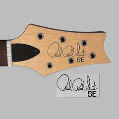 PRS SE Waterslide Guitar Neck Headstock Transfer Decals (Set of 2)