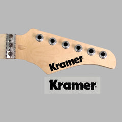 Kramer Waterslide Guitar Neck Headstock Decals (Set of 2)