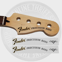 Fender 70's Strat Waterslide Guitar Headstock Decals (Set of 3)