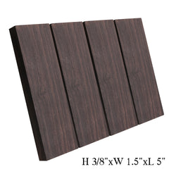 4pcs Ebony/ebony DIY musical instrument, handle wooden block 120 * 40 * 10mm(3/8"x1.5"x5")
