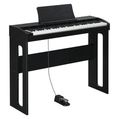 No logo 61 Key Piano Semi-Weighted Standard Keyboards Digital Piano with Furniture Stand,MIDI Bluetooth, Headphone,for Piano Lover Black color