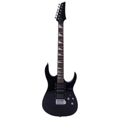 No logo Novice Entry Level 170 Electric Guitar HSH Pickup Bag Strap Paddle Rocker Cable Wrench Tool Black