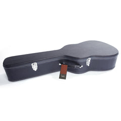 39" Classical Guitar Hard Case Microgroove Flat Black