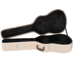 39" Classical Guitar Hard Case Microgroove Flat Beige