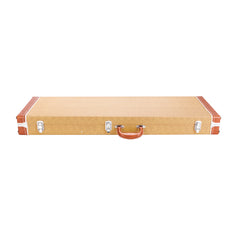 High Grade Electric Guitar Square Hard Case for GST GTL 170 SG and Burning fire Style Flat Yellow
