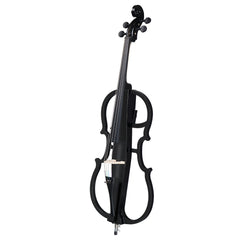 【Replace 54346321】Full Size 4/4 Electric Style Cello with Case Bow Rosin Earphone Connecting line