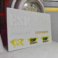 ESP Guitar Head Logo Water Transfer Tearable Film UV Stickers - Map