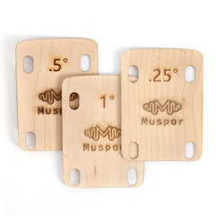 3 pieces of electric guitar neck bottom adjustment shims