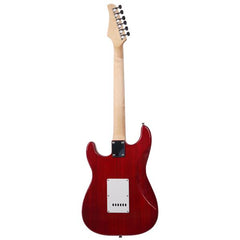 No logo Rosewood Fingerboard Electric Guitar Sunset Red