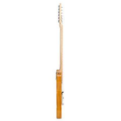 No logo Maple Fingerboard GTL Electric Guitar SS Pickup Transparent Yellow