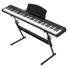 No logo 88 Key Magnetic Connection Piano Semi-Weighted Standard Digital Piano with Stand, MIDI Bluetooth, Handbag,Headphone,for Piano Lover Black color