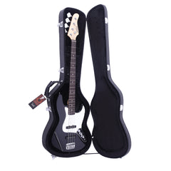 Szzzp  High Grade Electric Bass Microgroove Hard Case Black