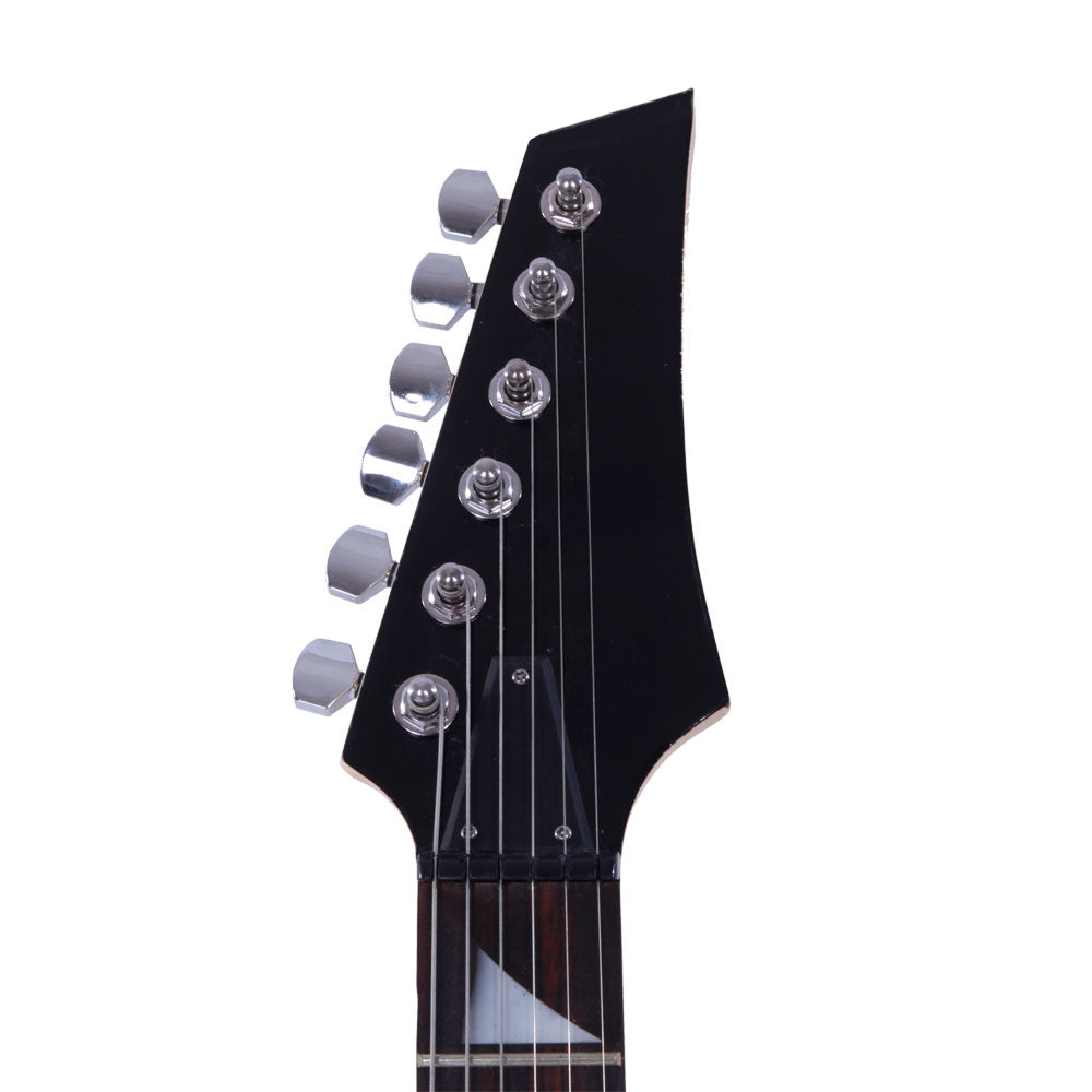 Szzzp Novice Entry Level 170 Electric Guitar HSH Pickup Bag Strap Paddle Rocker Cable Wrench Tool Red