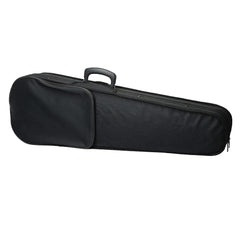 Szzzp Durable Cloth Fluff Triangle Shape Case with Beige Lining for 4/4 Violin Black