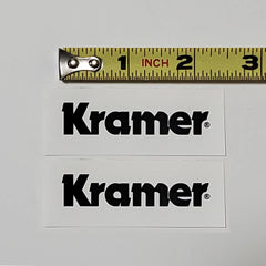 Kramer Waterslide Guitar Neck Headstock Decals (Set of 2)