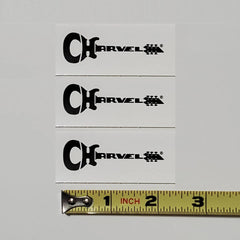 Charvel Waterslide Guitar Neck Headstock Decals (Set of 3)