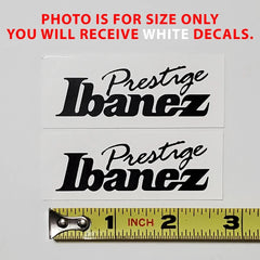 Have one to sell? Sell one like this Sell something else  Share Ibanez Prestige Waterslide Guitar Neck Headstock Decals (WHITE) Set of 2