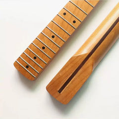 Left Hand 21 Fret Integrated Roasted Maple ST electric Guitar Neck