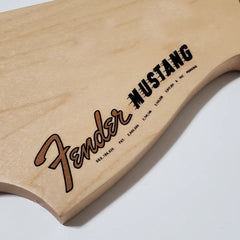 Fender 60's Mustang Waterslide Guitar Neck Headstock Decals (Set of 3)