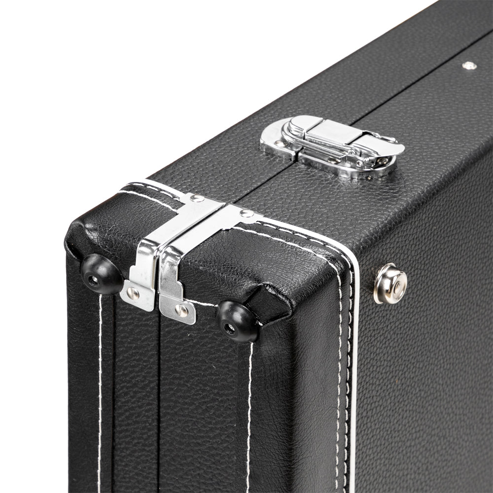 Szzzp High Grade Electric Guitar Square Hard Case Flat Black