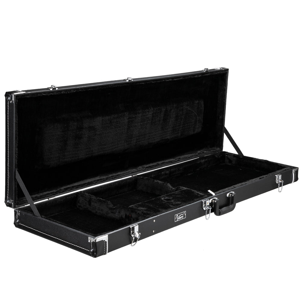 Szzzp High Grade Electric Guitar Square Hard Case Flat Black
