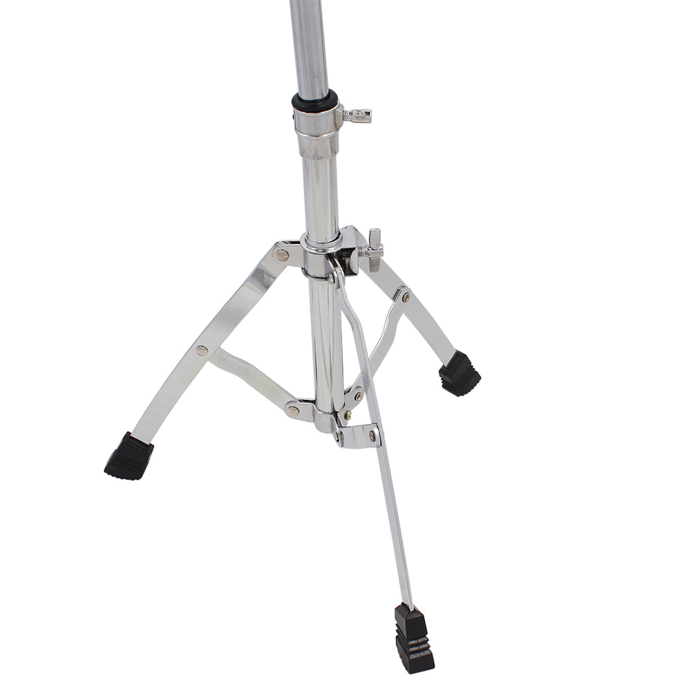 Szzzp Chrome Plated Dumb Snare Drum Stand Tripod Silver