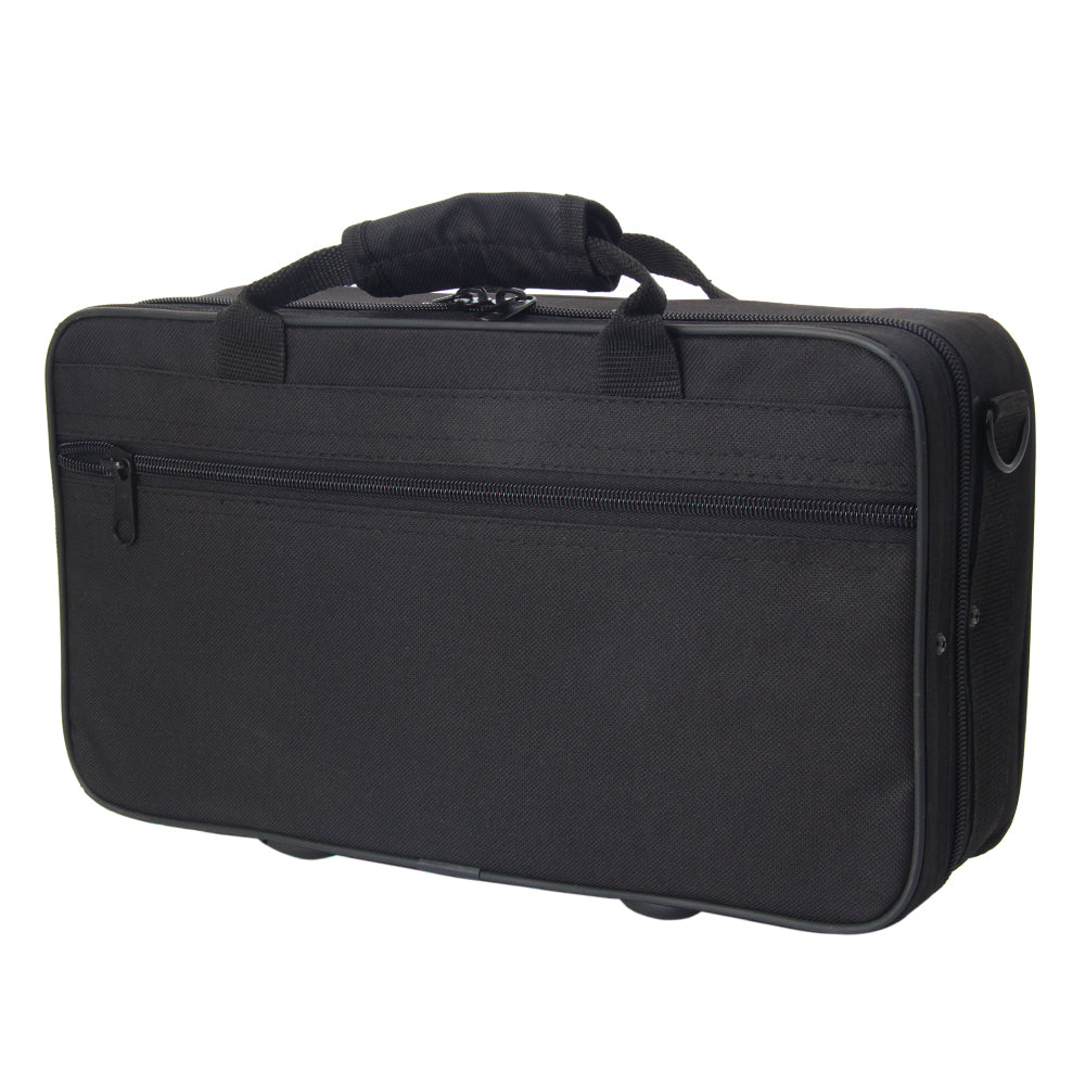 Szzzp Portable Lightweight Square Messenger Case for Clarinet Black
