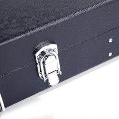 Szzzp ST High Grade Electric Guitar Square Hard Case Microgroove Flat - Black