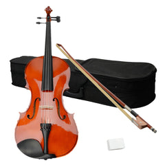 Szzzp 16" Acoustic Viola Case Bow Rosin Nature Color