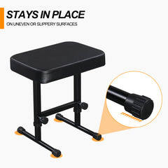 Szzzp Electric Keyboard Piano Padded Cushion Leather Bench for Musicians Use at The Show or at Home