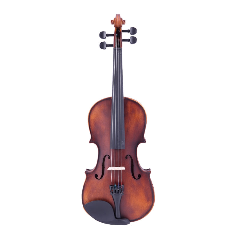 Glarry GV200 4/4 Antiqued Matte Solid Wood Violin