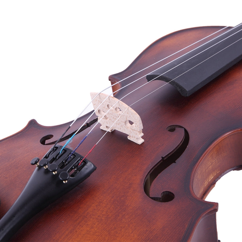 Glarry GV200 4/4 Antiqued Matte Solid Wood Violin