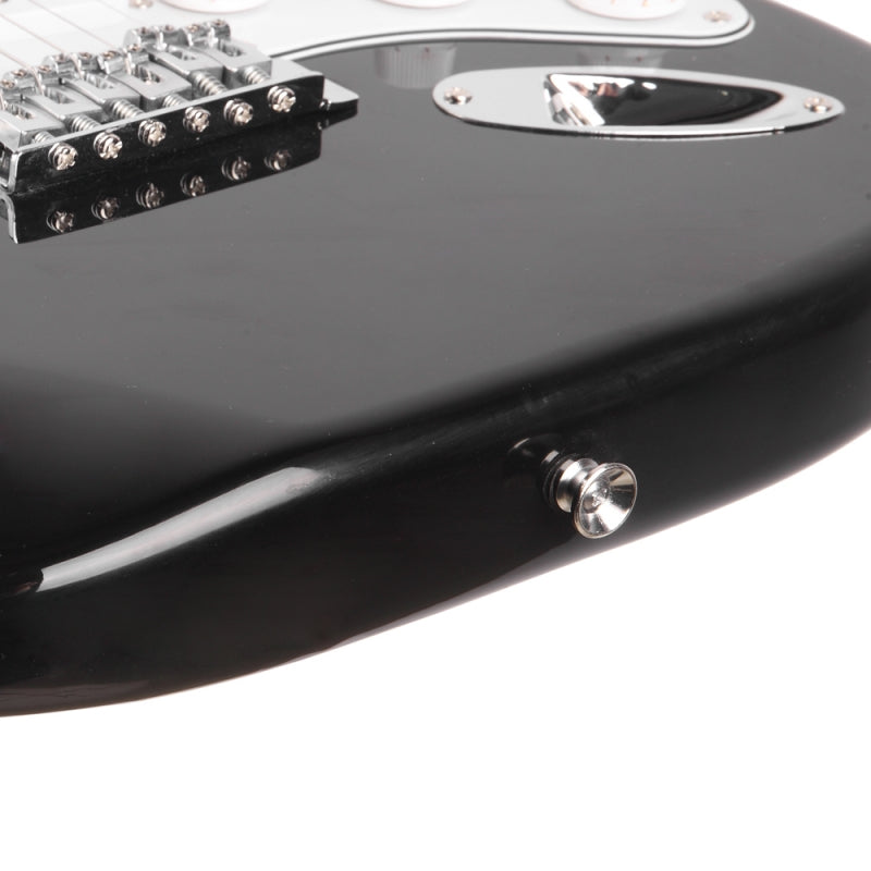 Glarry GST Maple Fingerboard Electric Guitar - Black