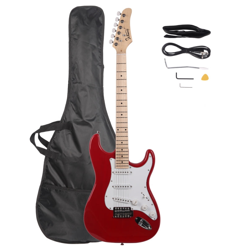 Glarry GST Maple Fingerboard Electric Guitar - Red