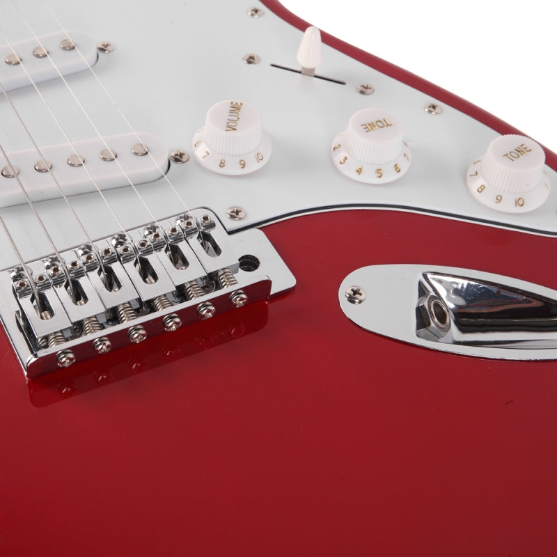 Glarry GST Maple Fingerboard Electric Guitar - Red