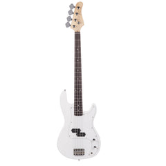 Glarry GP Electric Bass Guitar - White