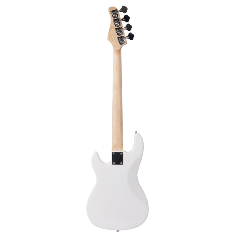 Glarry GP Electric Bass Guitar - White