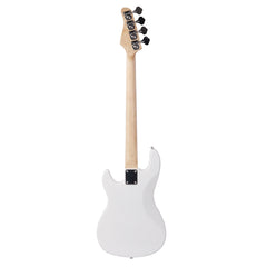 Glarry GP Electric Bass Guitar - White