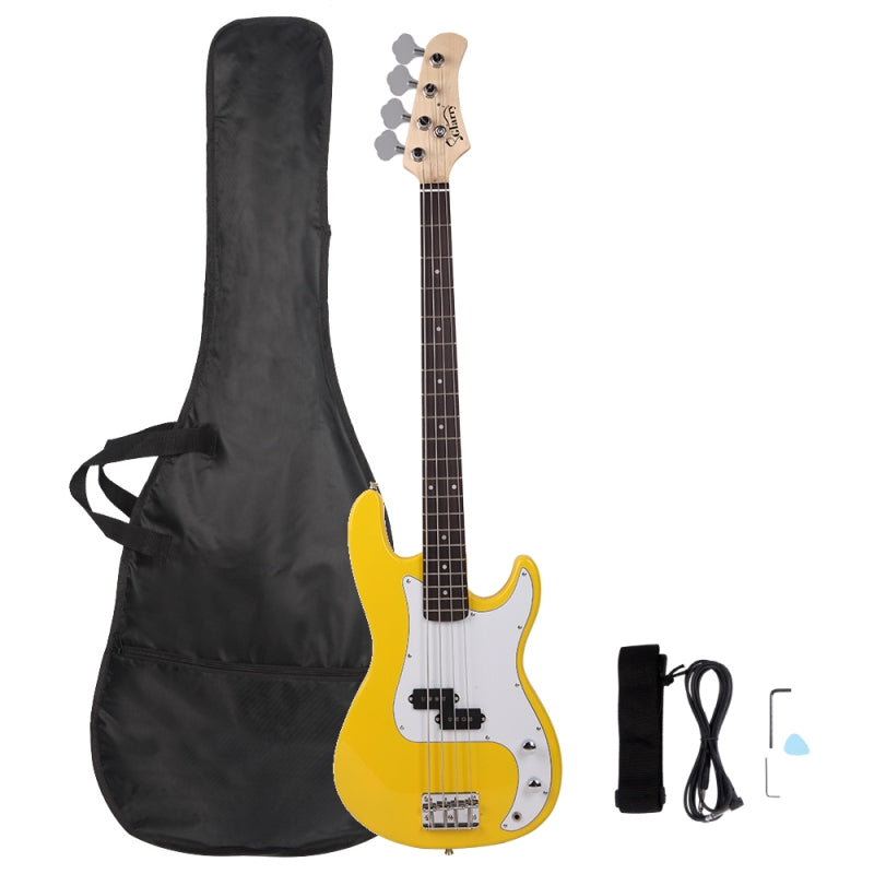 Glarry GP Electric Bass Guitar - Yellow