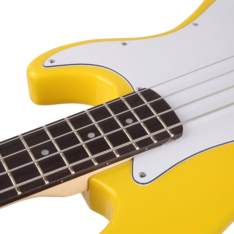 Glarry GP Electric Bass Guitar - Yellow