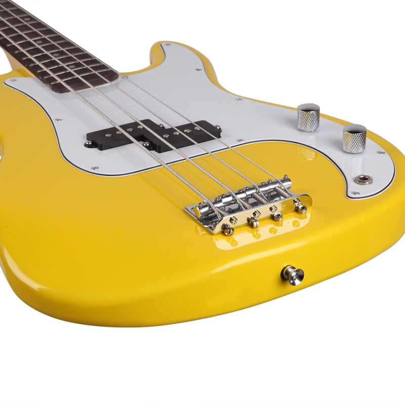 Glarry GP Electric Bass Guitar - Yellow