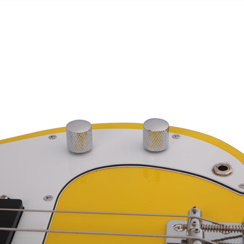 Glarry GP Electric Bass Guitar - Yellow