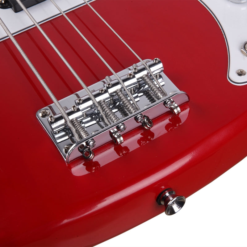 Glarry GP Electric Bass Guitar - Red