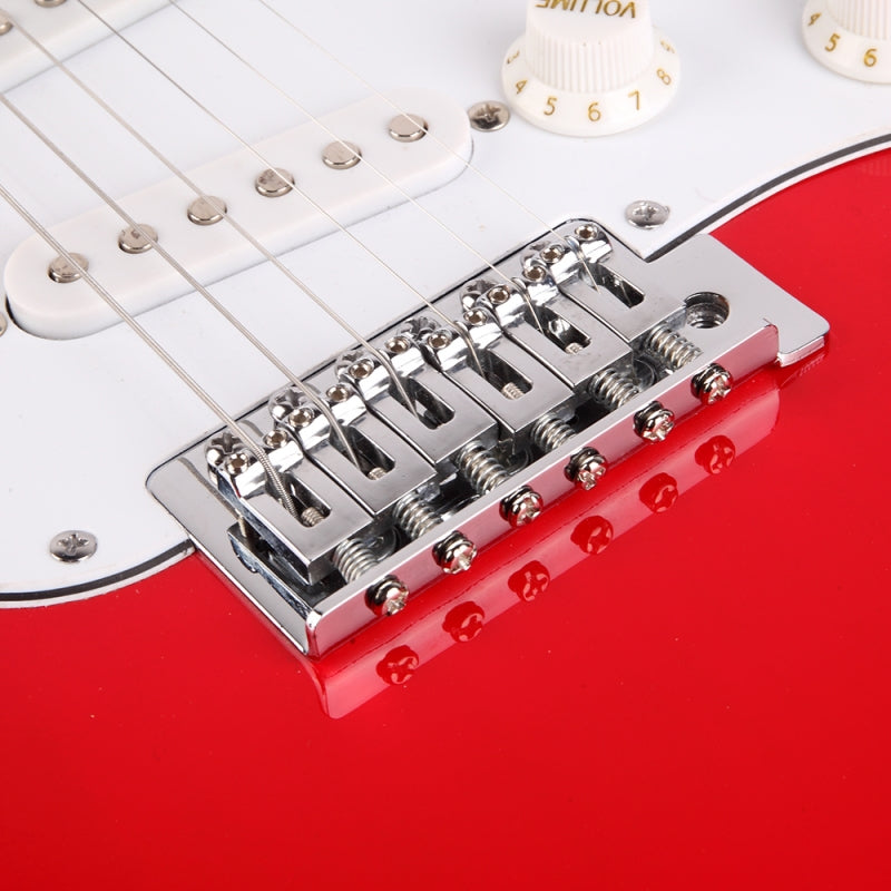 Glarry GST Rosewood Fingerboard Electric Guitar - Red