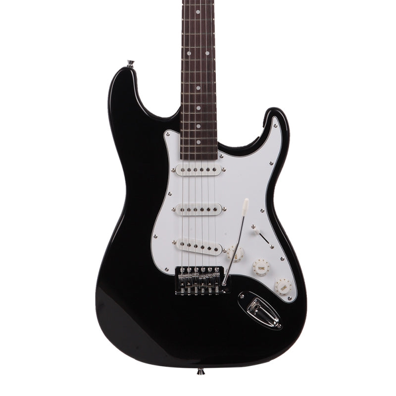 Glarry GST Rosewood Fingerboard Electric Guitar - Black