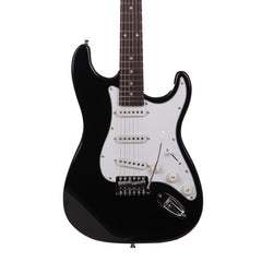 Glarry GST Rosewood Fingerboard Electric Guitar - Black
