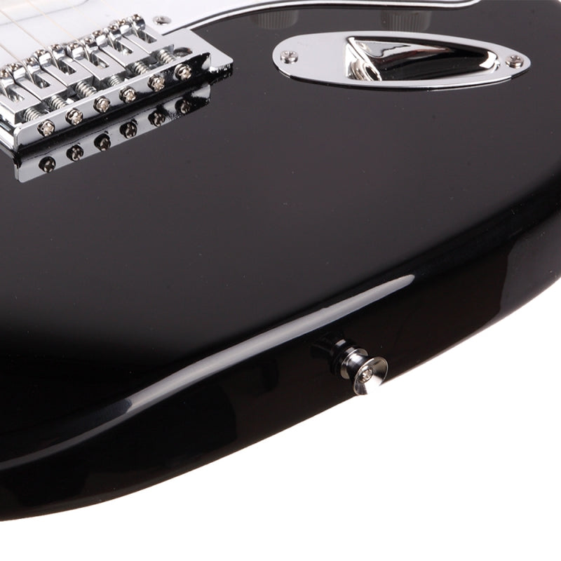 Glarry GST Rosewood Fingerboard Electric Guitar - Black