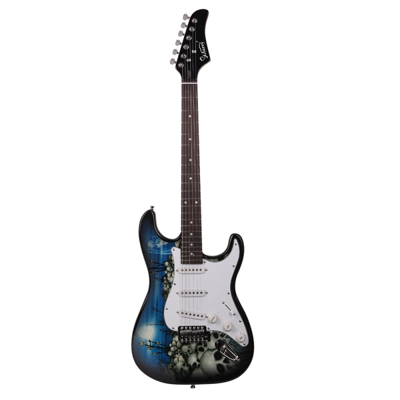 Glarry GST-E Rosewood Fingerboard Electric Guitar Blue