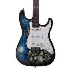 Glarry GST-E Rosewood Fingerboard Electric Guitar Blue